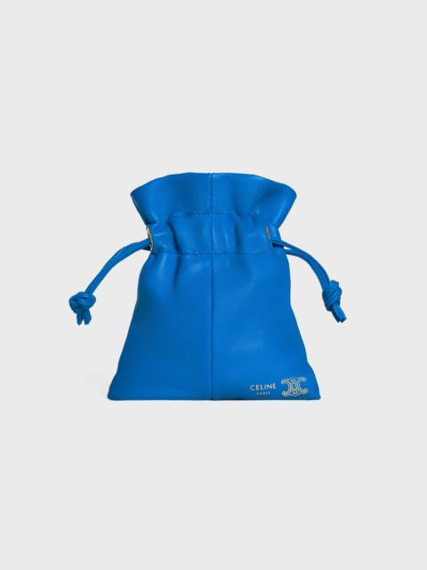 CELINE MICRO CRYSTAL POUCH IN SMOOTH LAMBSKIN