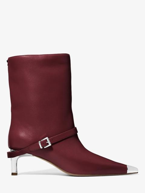 MICHAEL KORS Kasia Leather Buckle Boot
