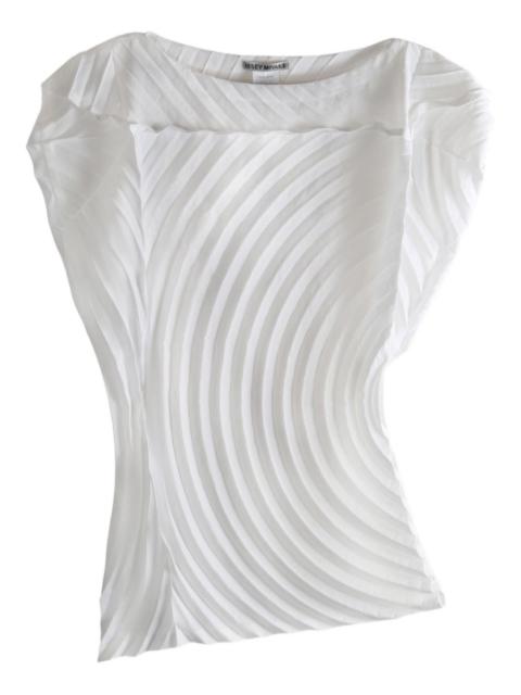 ISSEY MIYAKE Paper Bag Pleats curved top