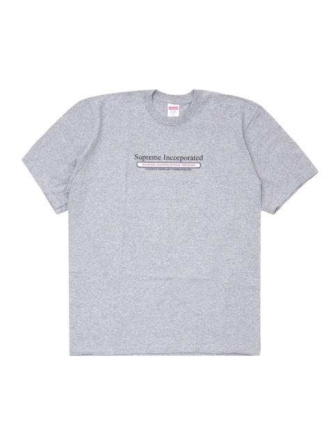 Supreme Inc. T-Shirt 'Heather Grey'