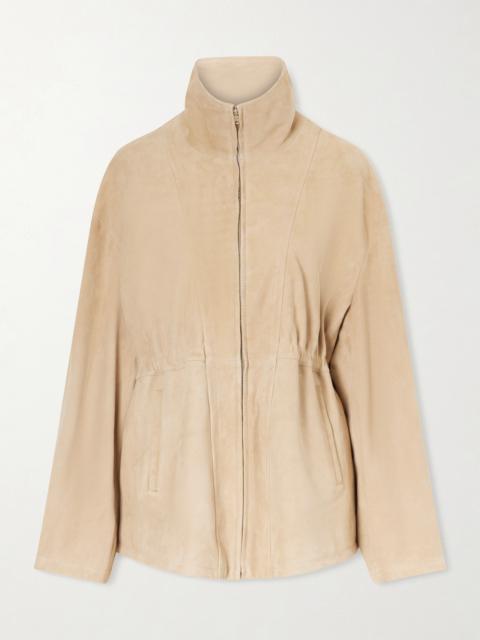 NOUR HAMMOUR Passage Suede Leather Jacket
