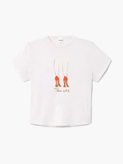 RE/DONE 1950s Boxy Tee That's All - Vintage White