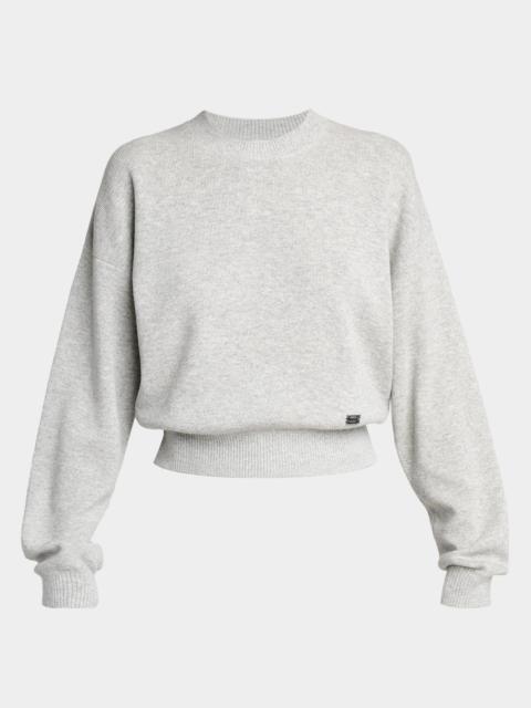 Victoria Beckham Wool-Blend Crewneck Sweater