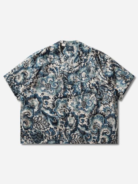 Levi's Men's Blue Tab Short Sleeve Camp Shirt Blue