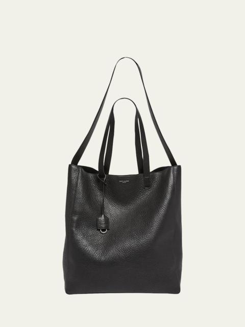 SAINT LAURENT Men's Large Leather Shopper Bag
