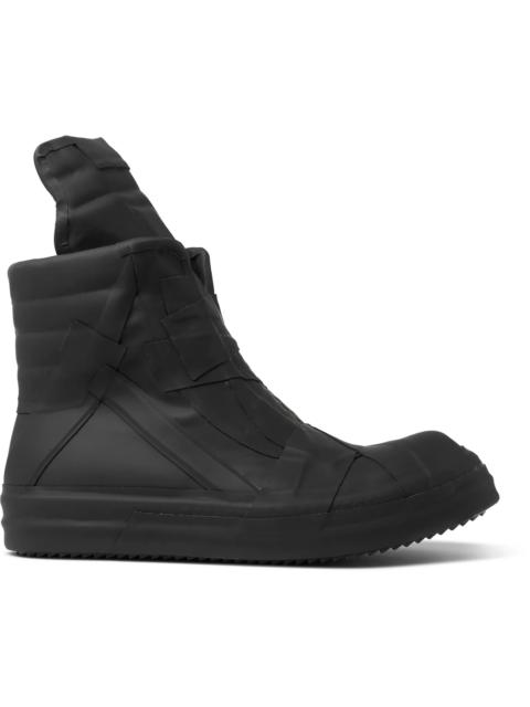 Rick Owens Geobasket Rubber High-Top Sneakers
