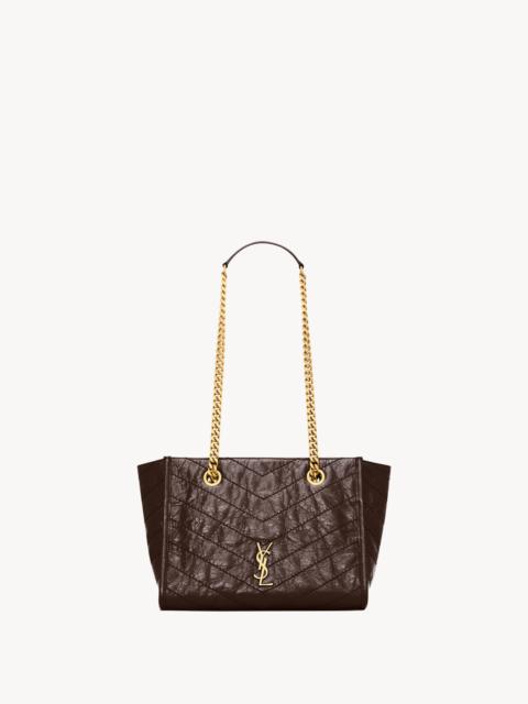 SAINT LAURENT NIKI SMALL SHOPPING IN VINTAGE LEATHER