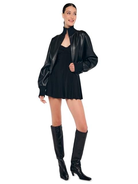 NORMA KAMALI OVERSIZED TURTLE BOMBER JACKET
