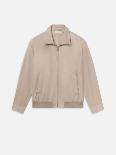 FRAME Leather Bomber Jacket