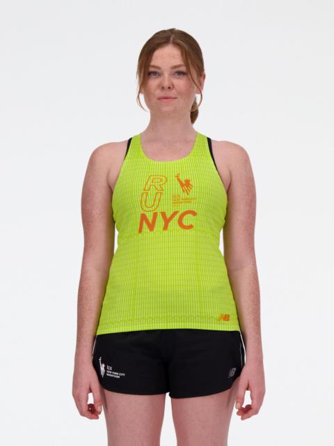 New Balance NYC Marathon Printed Singlet