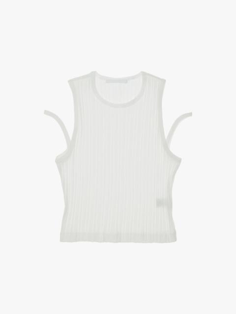 Helmut Lang CROPPED MUSCLE TEE