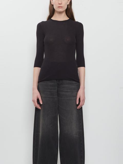 6397 Heirloom Cotton Silk Elbow Tee