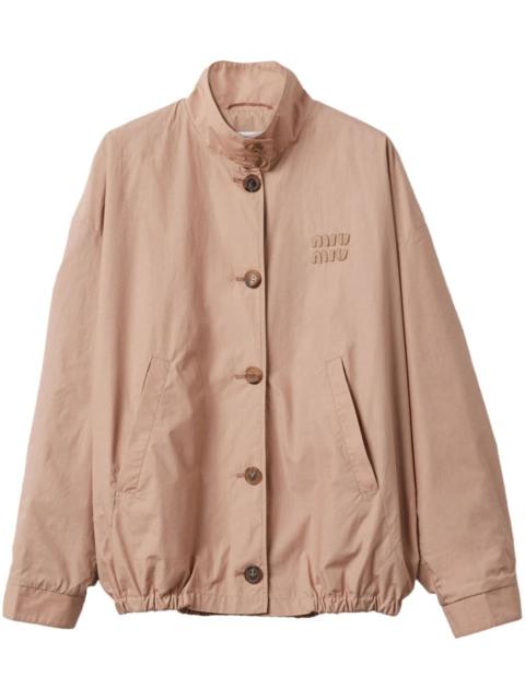 Miu Miu Single-breasted gabardine jacket | REVERSIBLE