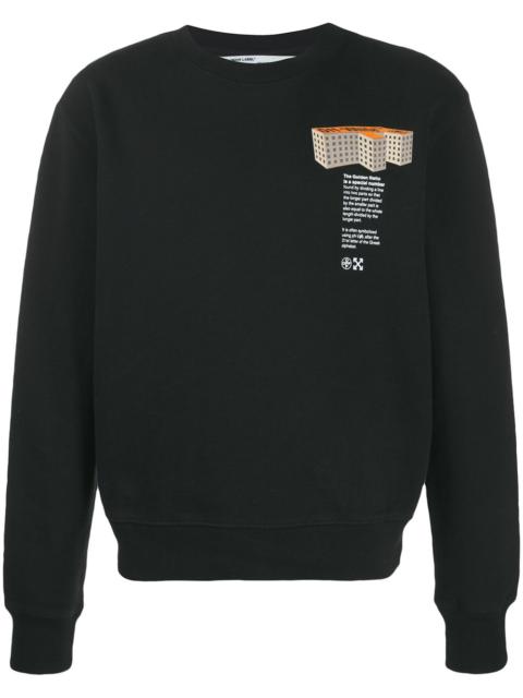 Off-White F Building sweatshirt