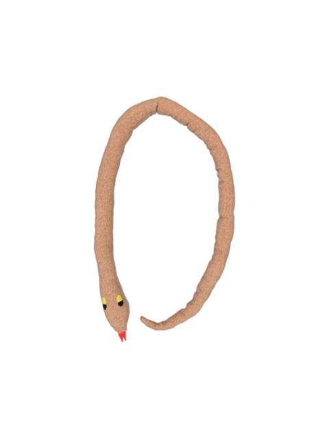 Walter Van Beirendonck Snake knitted scarf