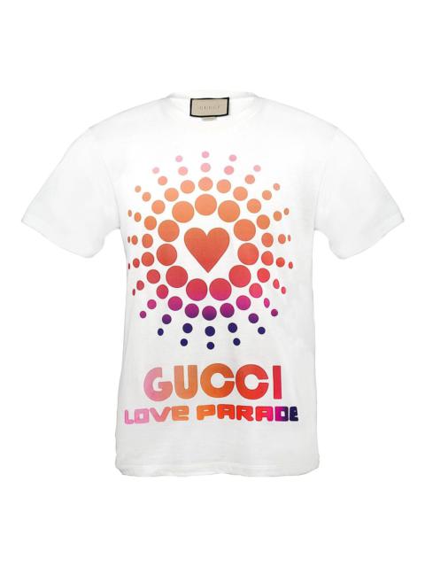 GUCCI SS22 Gucci Love Parade print Tee 'White' 548334-XJEMZ-9095