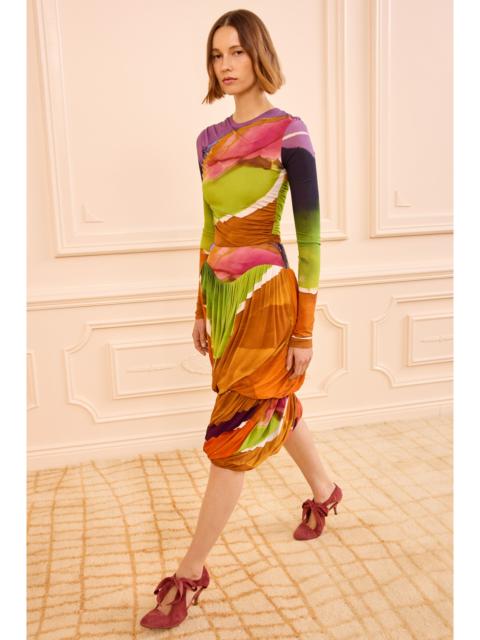 ULLA JOHNSON Reis Jersey Bubble Skirt