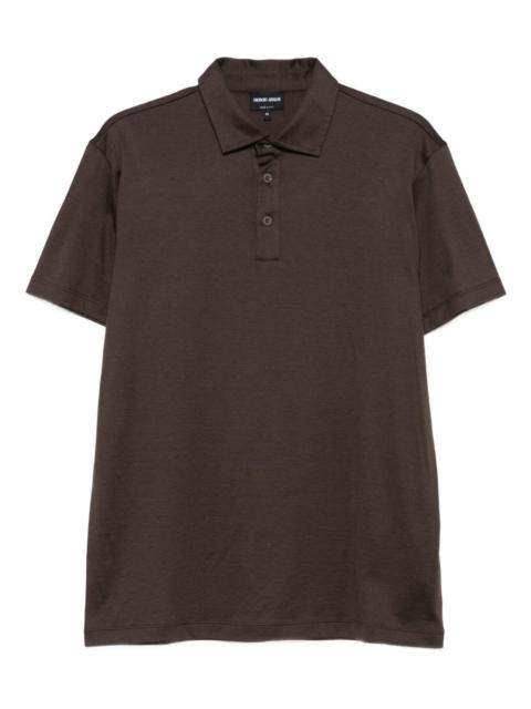 GIORGIO ARMANI buttoned polo shirt