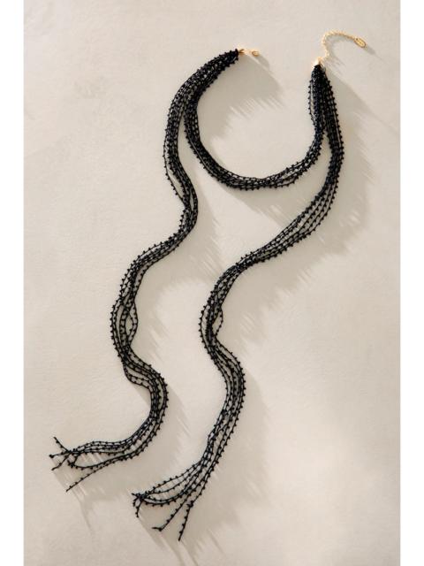 FREE PEOPLE Kenzie Beaded Lariat Necklace