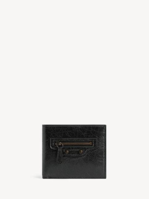 BALENCIAGA Men's Le City Square Folded Wallet in Black
