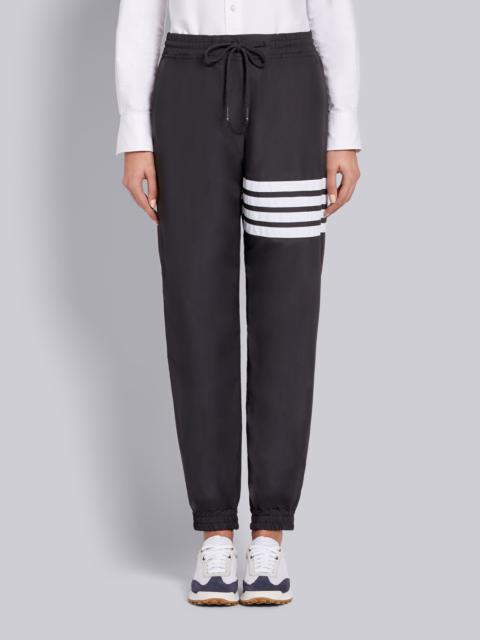 Thom Browne Charcoal Flyweight Tech Track 4-Bar Trouser