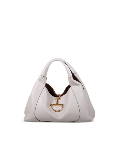 GUCCI maxi Softbit horsebit shoulder bag