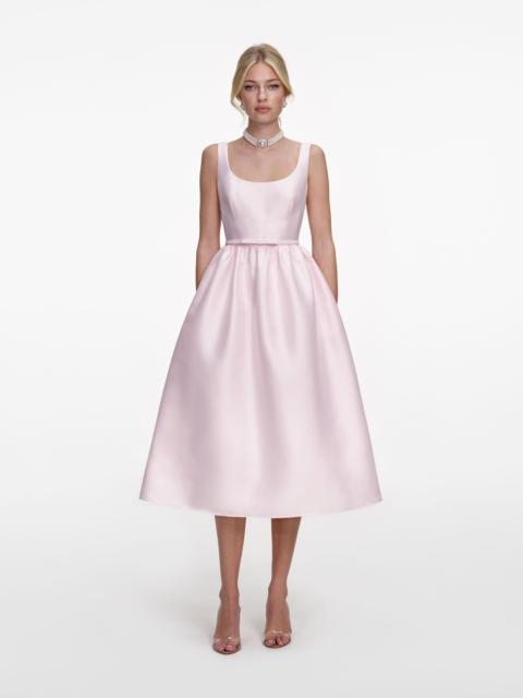 self-portrait Pink Taffeta Midi Dress