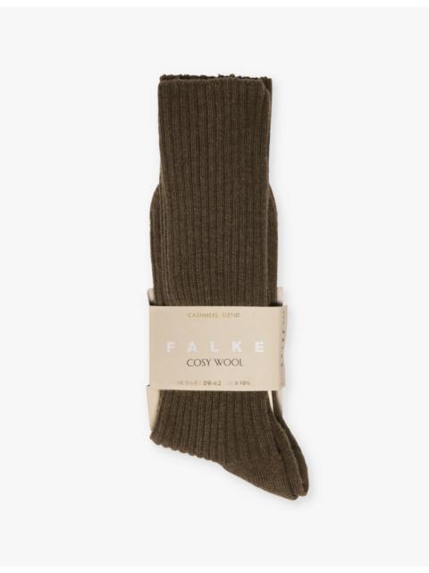 FALKE Cosy Wool ribbed knit socks