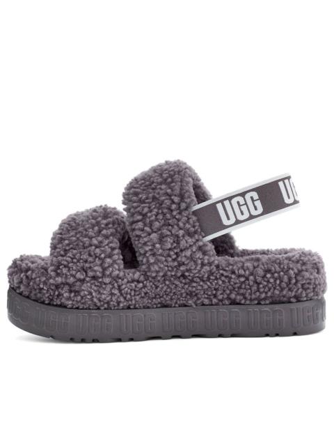 UGG (WMNS) UGG Oh Fluffita Sandals Gray 1120876-SHA
