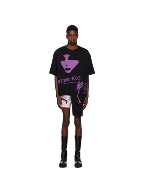Raf Simons Black Printed T-Shirt