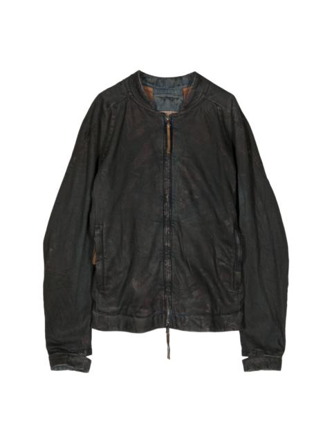 Boris Bidjan Saberi denim bomber jacket