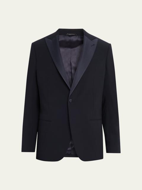 GIORGIO ARMANI Men's Soho Line Wool Peak-Lapel Dinner Jacket