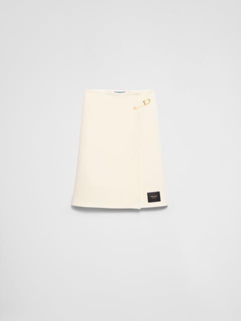 Prada Twill midi-skirt