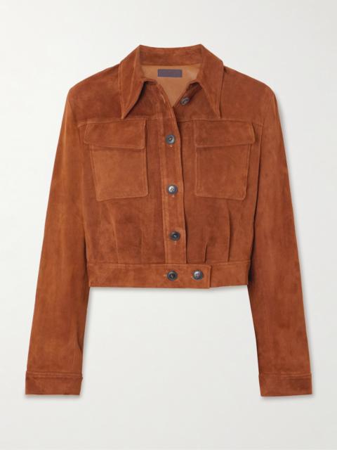 STOULS Léoncino Cropped Suede Jacket