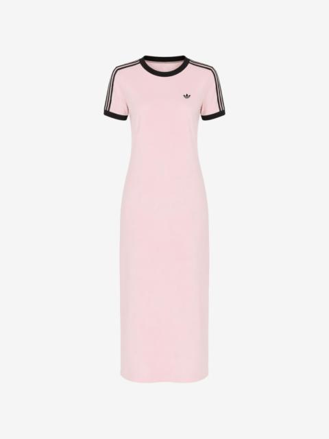 adidas three-stripe midi dress