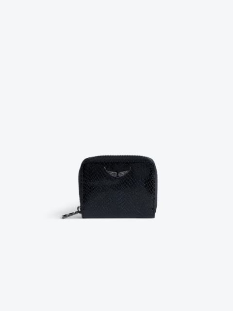 Zadig & Voltaire Mini ZV Embossed Coin Purse