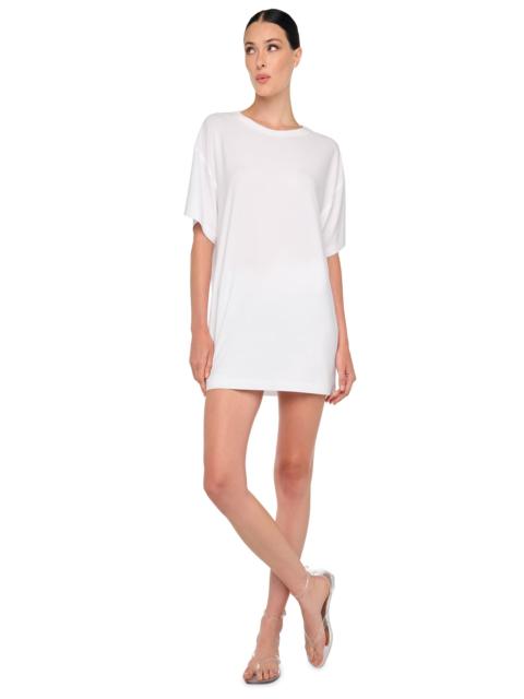 NORMA KAMALI SHORT SLEEVE BOXY MINI DRESS
