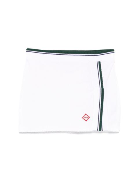 CASABLANCA side-slit mini skirt