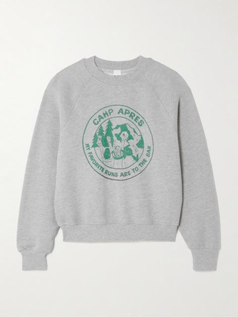 RE/DONE Printed Cotton-jersey Sweatshirt