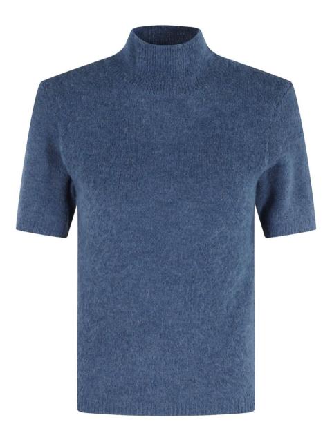A.P.C. Edie short-sleeve funnel-neck sweater
