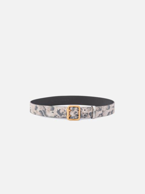 PINKO BELT WITH PYTHON PRINT, 4 CM