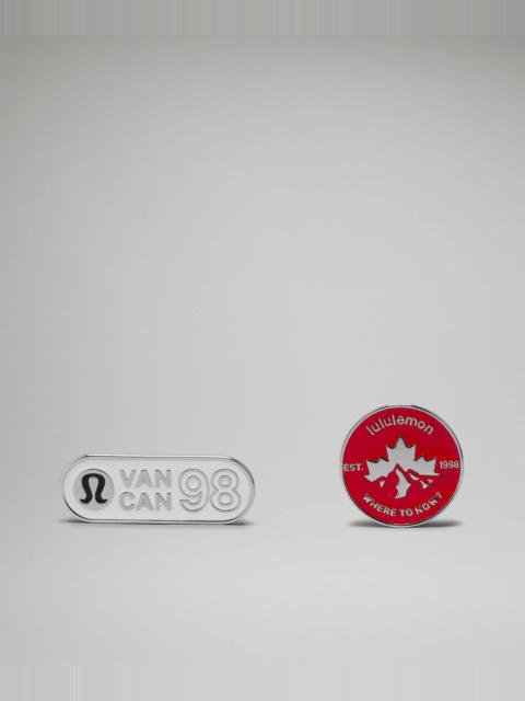 lululemon Collectible Pins *2 Pack