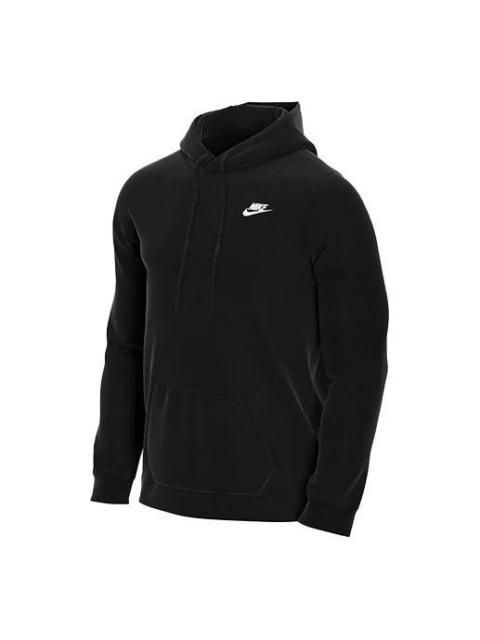 Nike Nike Sportswear Club Logo Embroidered Solid Color Sports Black CZ7857-010