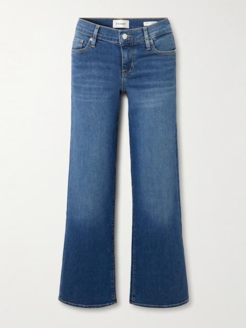 FRAME Le Slim Palazzo Low-rise Wide-leg Jeans