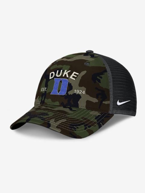 Nike Duke 2025 Military Appreciation Rise Men's Nike College Trucker Adjustable Hat