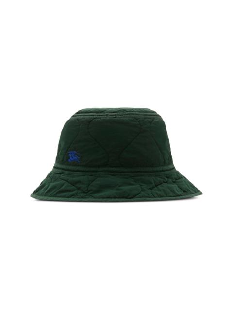 crinkled quilted bucket hat