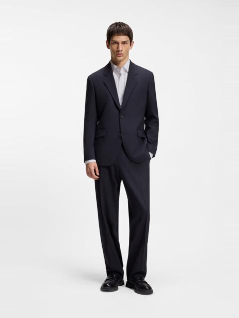 HUGO TWO-PIECE MODERN-FIT SUIT IN STRETCH TWILL