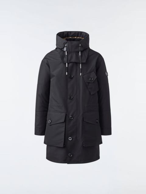 MACKAGE HARLEM Bonded Tech down parka with hood