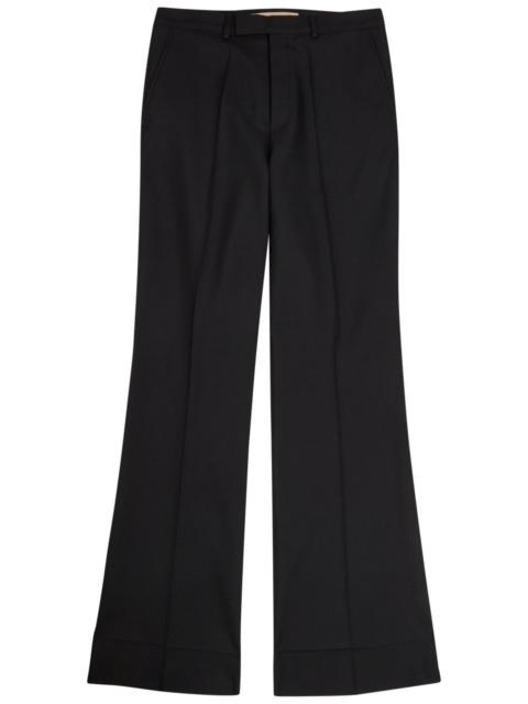 Valentino Garavani Flared-leg Twill Trousers