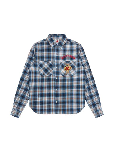 ICECREAM MASCOT CHECK LS SHIRT